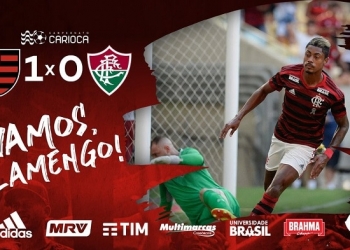 Gol: Flamengo 1x0 Fluminense - 1ºT