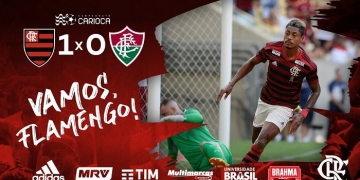 Gol: Flamengo 1x0 Fluminense - 1ºT