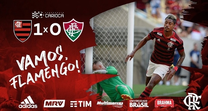 Gol: Flamengo 1x0 Fluminense - 1ºT