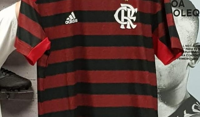 Listras mais finas e nas mangas: veja foto do novo primeiro uniforme do Flamengo