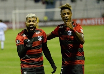 Parceria Gabigol-Bruno Henrique garante estreia com pé direito do Flamengo na Libertadores