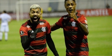 Parceria Gabigol-Bruno Henrique garante estreia com pé direito do Flamengo na Libertadores