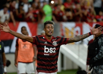 Bruno Henrique comemora sequencia e gols como centroavante” Está dando certo”