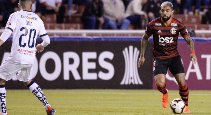 Gabigol fala sobre jogar aberto contra LDU: “estou acostumado a ser centroavante”