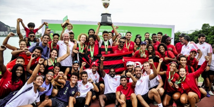 Flamengo conquista campeonato brasileiro de remo