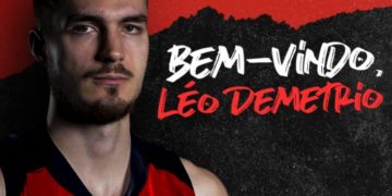 Flamengo anuncia a contratação de Léo Demetrio para o basquete