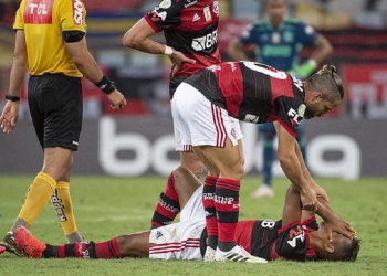 Flamengo: atacante sofre lesão muscular e confirma terceiro desfalque contra o Fluminense