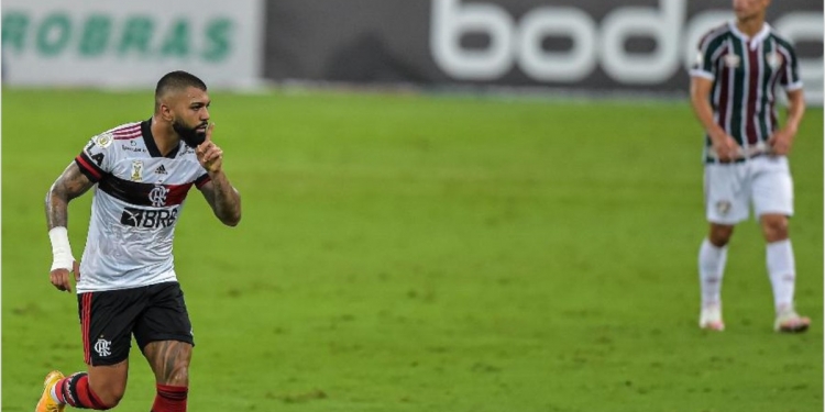 Nas redes sociais, Gabigol provoca o Fluminense após Flamengo vencer o tricolor por 2 a 1