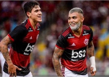 Pela primeira vez no Flamengo, Gabigol e Pedro poderão jogar juntos na Libertadores