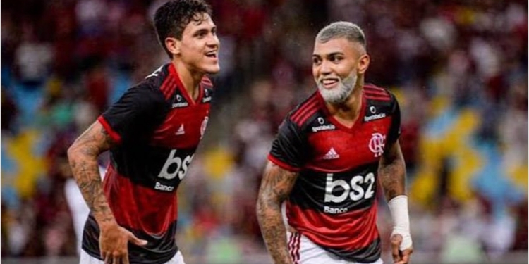 Pela primeira vez no Flamengo, Gabigol e Pedro poderão jogar juntos na Libertadores