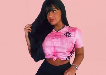 Monique Café é uma das candidatas do Flamengo no Musa do Brasileirão; ela tem conquistado muitos fãs