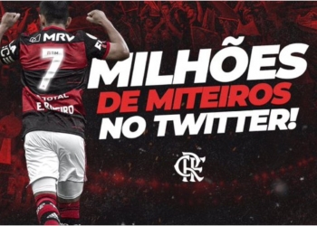 Flamengo ultrapassa a marca dos 7 milhões de seguidores no Twitter e mostra poder da torcida