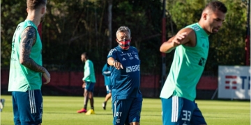 Flamengo faz os últimos ajustes neste sábado para o jogo contra o Internacional pelo Brasileirão
