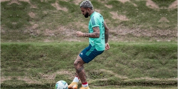 Gabigol treina com o elenco do Flamengo e cresce a chance dele jogar contra o São Paulo