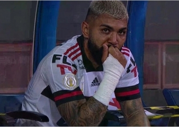 Após derrota acachapante para o Atlético-MG, Gabigol manda recado para torcida do Flamengo