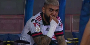 Após derrota acachapante para o Atlético-MG, Gabigol manda recado para torcida do Flamengo
