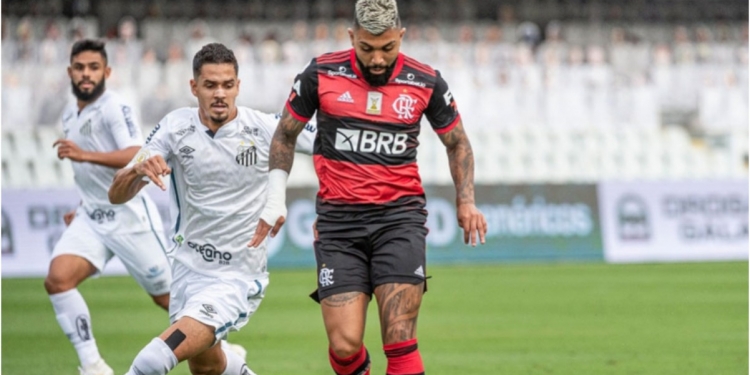 Jogador do Flamengo faz alerta para jogo contra o Santos e revela que partida não será fácil