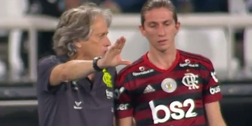 Filipe Luís rompe o silêncio e culpa Jorge Jesus pela atual crise vivida no Flamengo