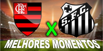 Vídeo dos melhores momentos de Flamengo x Santos: Rubro-Negro atropela o Peixe no Maracanã