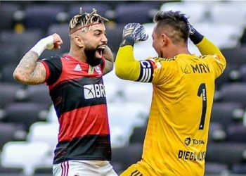 Trio de luxo do Flamengo, formado por Pedro, B. Henrique e Gabigol, tem mais gols do que Vasco e Botafogo
