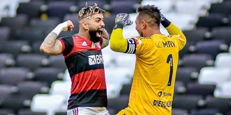 Trio de luxo do Flamengo, formado por Pedro, B. Henrique e Gabigol, tem mais gols do que Vasco e Botafogo