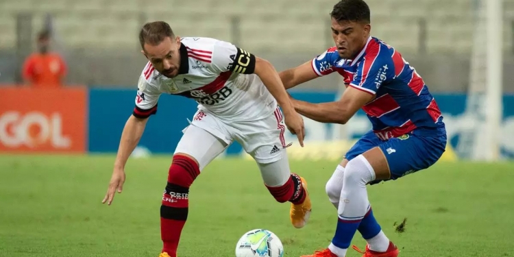 Flamengo amarga empate sem gols com o Fortaleza e perde a vice-liderança para o Atlético-MG