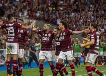 Gabigol: ‘Como um time que venceu a Libertadores faltando três minutos vai desistir faltando dez jogos para o fim do campeonato?’