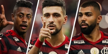 Flamengo abre o jogo e estabelece valores para negociar Arrascaeta, Bruno Henrique, Gabigol e Gerson