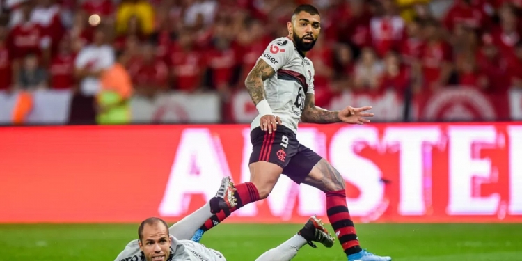Gabigol é carrasco do Inter, que ocupa o top 3 de vítimas do atacante, marcando em 60% dos jogos