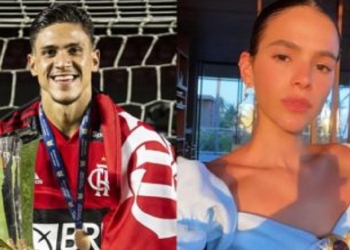 Pedro platina o cabelo após título pelo Flamengo e é reprovado por Bruna Marquezine: ‘Cruz credo, tinha coisa pior para inventar não?!’