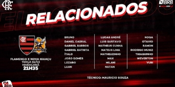 Flamengo divulga lista de relacionados para estreia no Campeonato Carioca e mudanças importantes acontecem