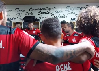 Diego Ribas põe fogo no vestiário do Flamengo em discurso inflamado; vídeo se espalha de maneira viral