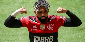 Gabigol tira onda nas redes sociais após conquista da Supercopa do Brasil pelo Flamengo