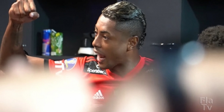 Vídeo: Bruno Henrique inflama vestiário antes da Supercopa e rebate menosprezo de Felipe Melo contra o Flamengo
