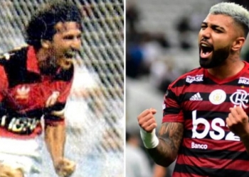 ‘Do príncipe para o rei’: Gabigol toma atitude inesperada diante de Zico após bater marca de gols pela Libertadores do Galinho com o Flamengo