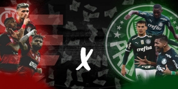 Top 10: Palmeiras faturou R$ 20 milhões a mais que o Flamengo em patrocínios na última temporada, ultrapassando R$ 100 milhões