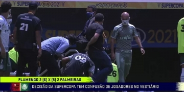 Flamengo e Palmeiras são sentenciados e punidos pelo STJD por briga na Supercopa do Brasil