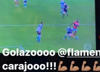 Rubro-negro fanático, Arturo Vidal comemora classificação na Copa do Brasil e reascende rumores: ‘Golaço, Flamengo, c******’