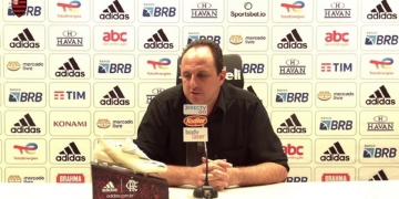 Rogério Ceni anuncia reforço para o sistema ofensivo do Flamengo em coletiva de imprensa após vitória contra o Fortaleza