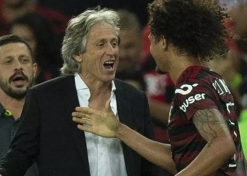 Jorge Jesus pede aos dirigentes do Benfica a contratação de Willian Arão, do Flamengo