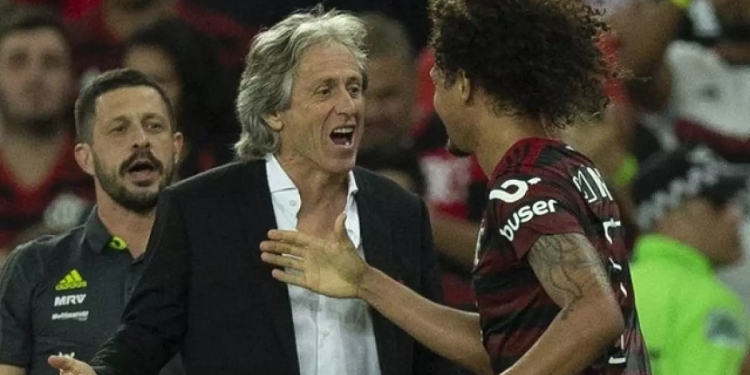 Jorge Jesus pede aos dirigentes do Benfica a contratação de Willian Arão, do Flamengo