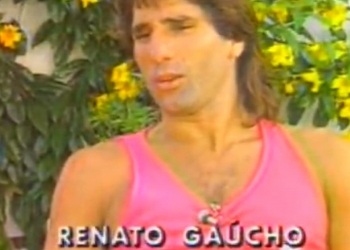 Amor de longa data: Renato Gaúcho se declarou ao Flamengo em entrevista ao Fantástico na década de 1990: ‘É o clube que eu amo’