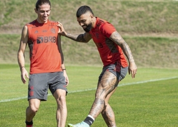 Gabigol rompe silêncio e fala sobre o futuro de Filipe Luís no Flamengo; contrato está próximo do fim