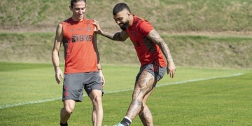 Gabigol rompe silêncio e fala sobre o futuro de Filipe Luís no Flamengo; contrato está próximo do fim