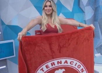 Renata Fan ‘perde a cabeça’ e ‘alivia a tensão’ após goleada do Internacional contra o Flamengo