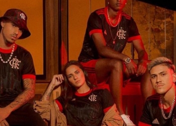 Com Pedro como garoto-propaganda, Flamengo divulga novo terceiro uniforme com homenagem ao Mundial de Clubes de 1981
