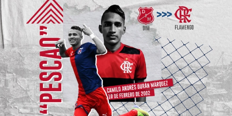 Flamengo anuncia contratação de joia colombiana até o fim da temporada de 2022