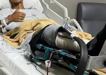 Volante do Flamengo sofre gravíssima lesão e passa por cirurgia: ‘Estou aqui escrevendo isso com um nó na garganta’