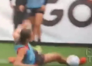 David Luiz surpreende com agilidade durante treinamento do Flamengo e empolga a Nação Rubro-Negra
