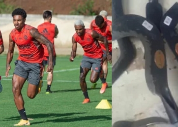 Treino do Flamengo é marcado por ‘pipoco’ para o alto, confusão com facões, enxadas, foices e pedras